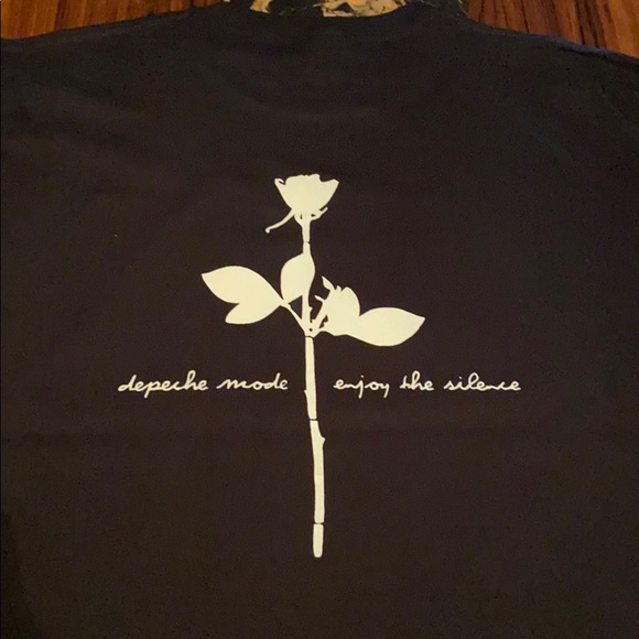Depeche Mode Black Tee.  Unique.  All sizes.  New - Picture 3 of 5